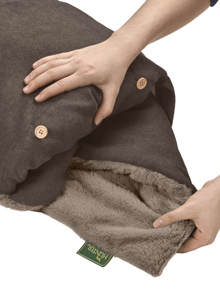 HUNTER Hunde Decke + Kissen 2in1 Rockford